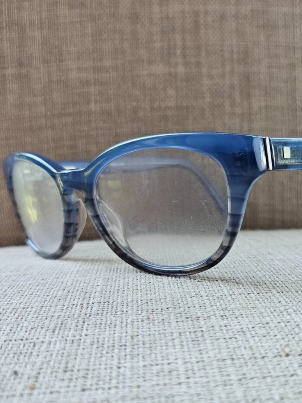 Vintage MODO Eyeglasses Frame Blue MOD6033 BLUGT Glasses Handmade Frame Japan